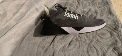 Basquettes puma gris avec boîte 