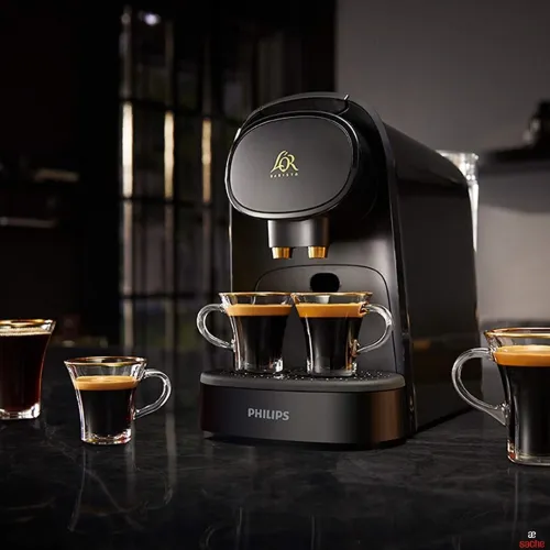MACHINE A CAFE PHILIPS L'OR PIANO NOIR 50CAP