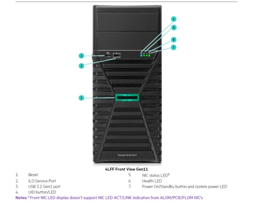 SERVEUR HP Proliant ML30 Gen11 (TOUR 4U)