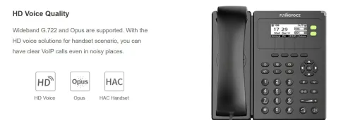 TELEPHONE  IP PHONE ( Voip Ipbx ) FLYINGVOICE FIP10 WiFi 2.4 GHz - 2 Lignes SIP - 2*10/100M
