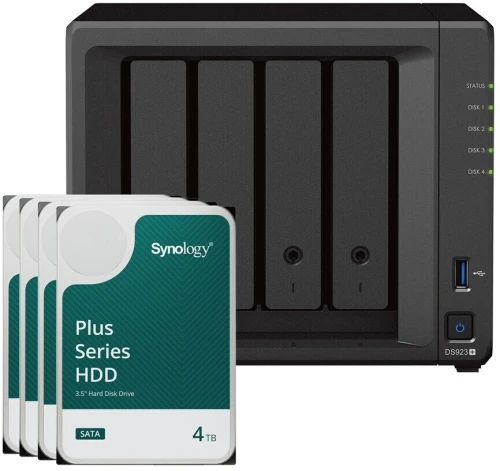 Synology DiskStation DS923+ Baie de stockage 4 Baies + Disque 4TB