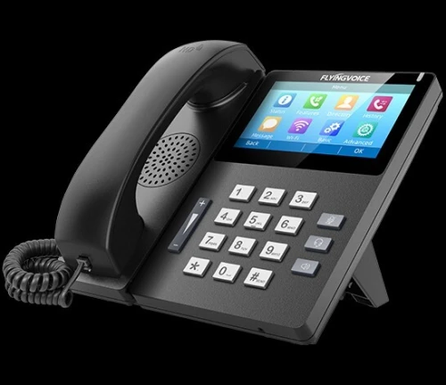 FIP15G Plus - IP PHONE  haut de gamme écran couleur Tactile 4.3", WiFi - 10 Lignes SIP - PoE 