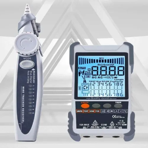Testeur de câble de reseau numérique GY-618 avec PoE