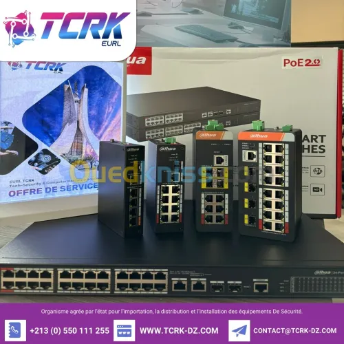 Switch Dahua 04-06-08-16-24 port