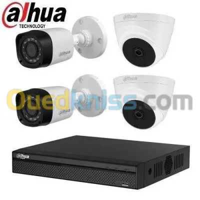 Pack installation Camera Dahua 5MP interieur 