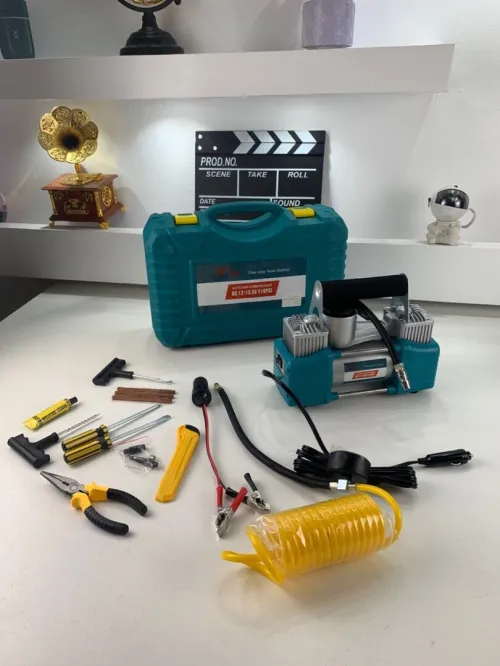 Compresseur double cylindre avec kit de réparation 