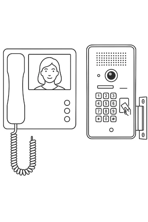 Installation Visiophone Interphone Contrôle d'accès Domotique Alarme télésurveillance 