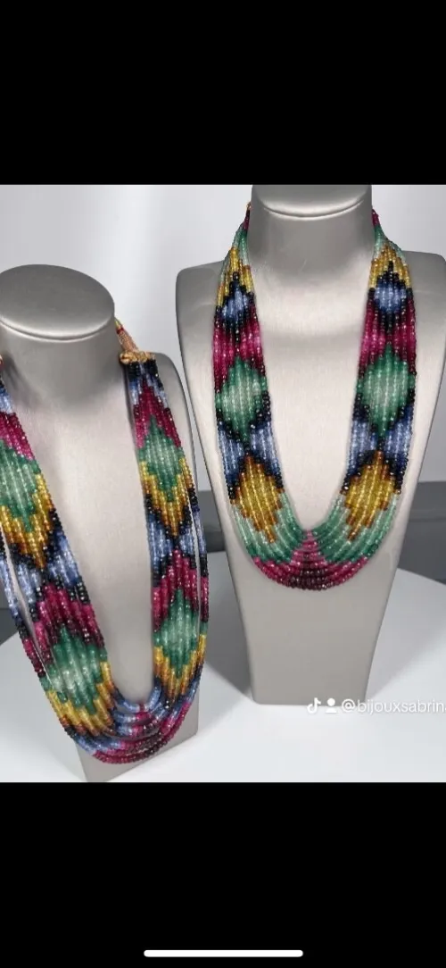 Bijoux de luxe en perles Johar et pierres naturelles