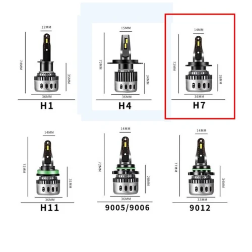 Kit Lampe de phare H7 F10 Super LED 6500K - مصابيح إضاءة أمامية للسيارات