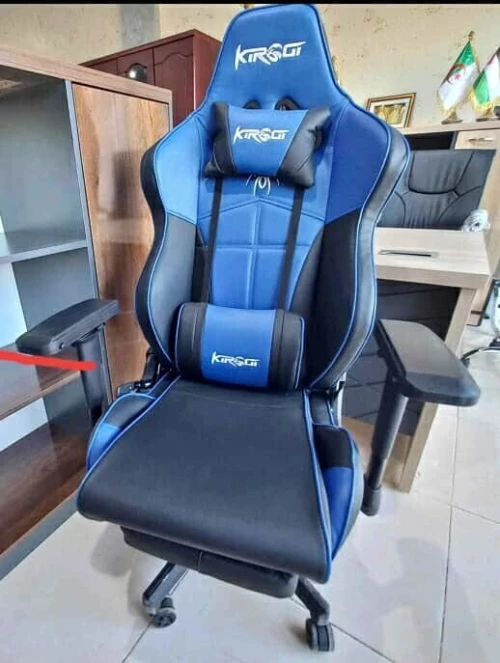 Chaise gamer la marque KEROGI accoudoirs 5 D 