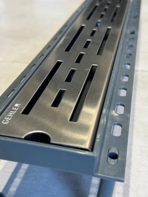 CANIVEAU DE DOUCHE PVC INOX GEHLER 