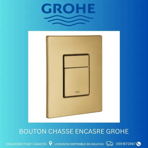 BOUTON CHASSE ENCASTRE GROHE