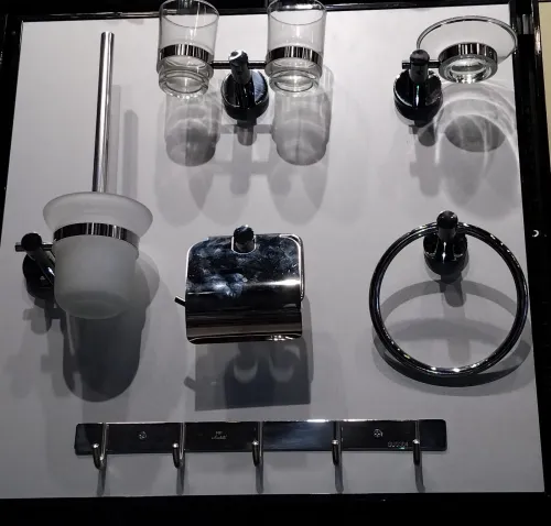Kit Accessoires salle de bain inox