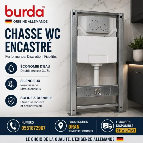 BATI SUPPORT ENCASTRE WC BURDA ALLEMAND