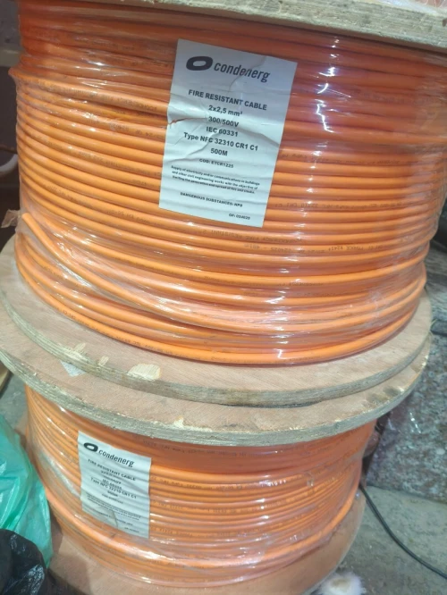 Câble anti feu CR1 2x9/10 mm condenerg
