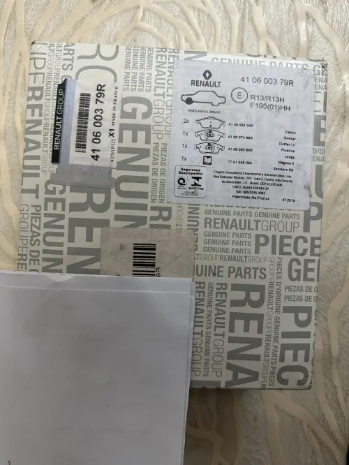 Plaquettes de frein