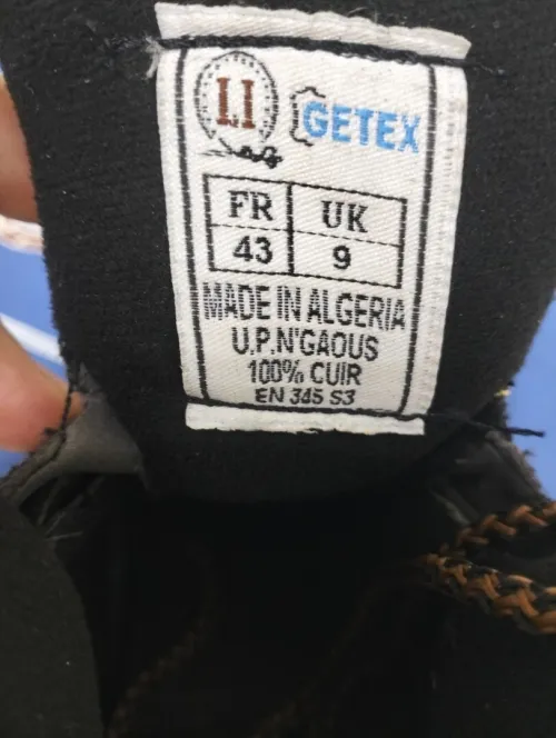 Chaussures de sécurité 
