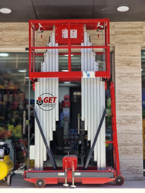 NACELLE ELECTRIQUE 220V /  ÉCHAFAUDAGE ELECTRIQUE 12M / NACELLE CISEAUX 500KG