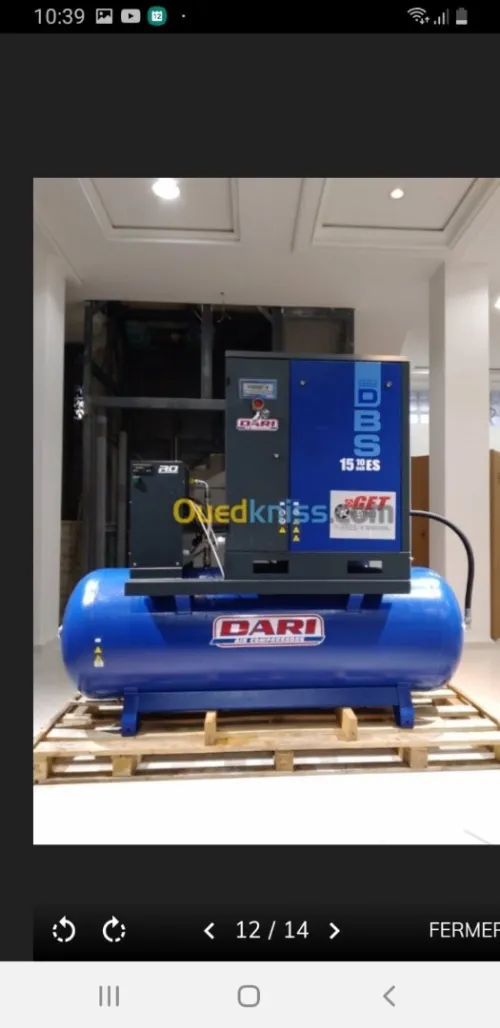 CRIC ROULANT presse hydraulique groupe électrogène coudeuse soudeuse pvc Compresseur a vis 