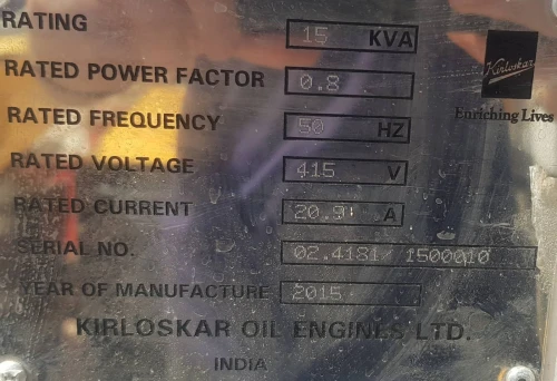 Groupe electrogene 15 kva