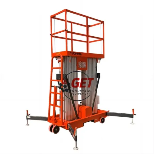 NACELLE ELECTRIQUE 220V /  ÉCHAFAUDAGE ELECTRIQUE 12M / NACELLE CISEAUX 500KG