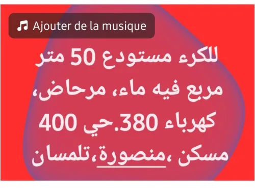 Location Local Tlemcen Mansourah