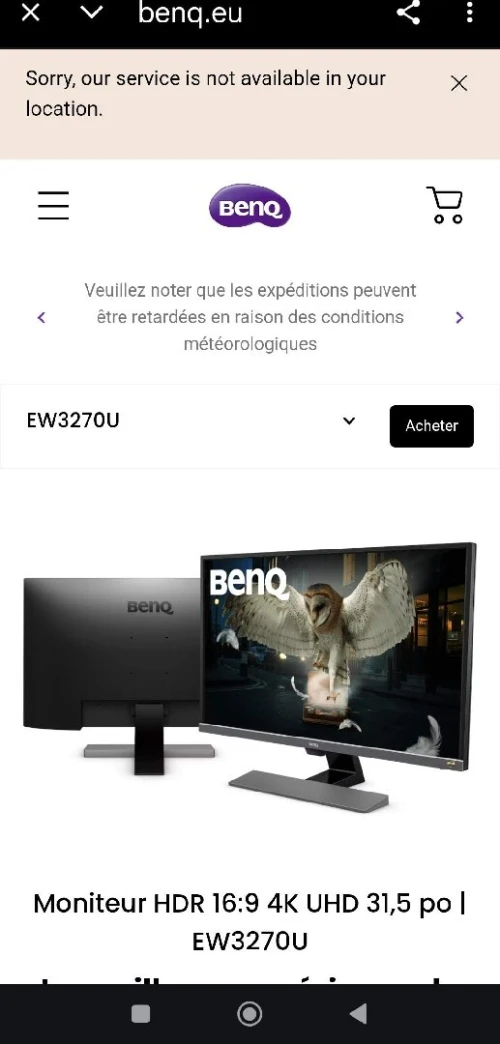 BenQ 32pouce