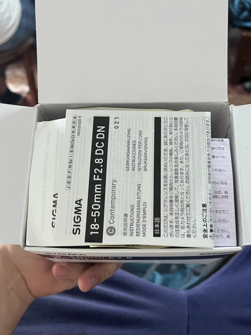 SIGMA 18-50MM F/2.8 DC DN SONY E MOUNT APSC (NEW)