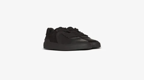 BALMAIN Baskets B-Skate en cuir et suèdes