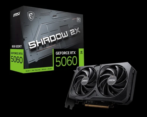 MSI RTX 5060 8GB Shadow 2X OC (Bulk) - Neuf avec Garantie 1 An