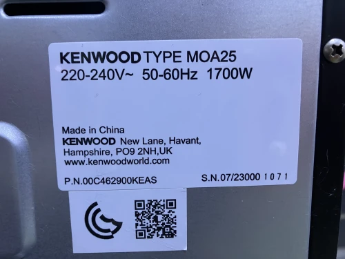 Kenwood Air fryer + four (2 in 1)