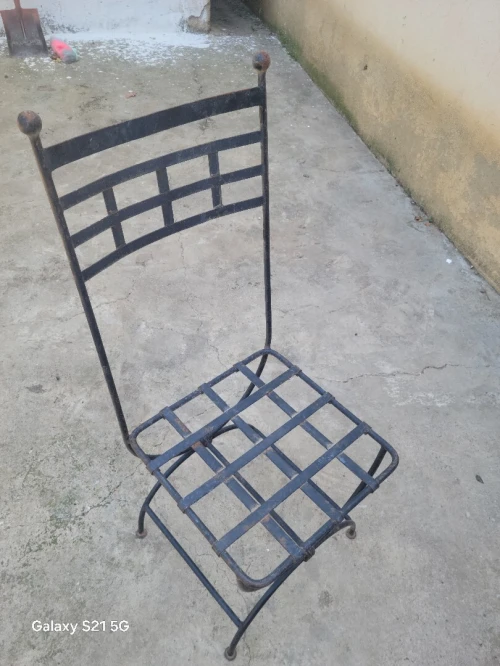 Chaises en fer forgé