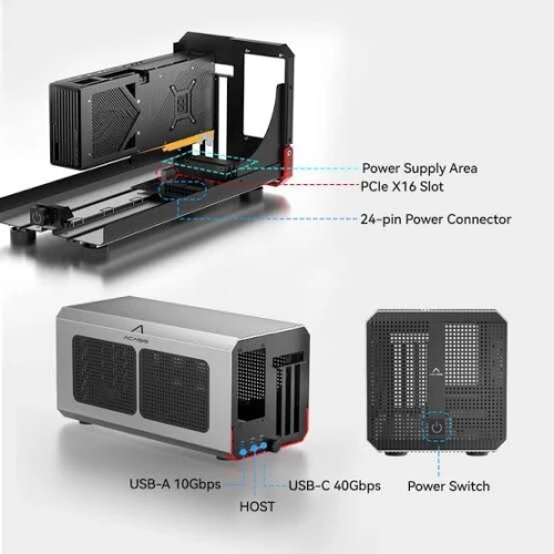 Acasis external gpu enclousure thunderbolt3/4