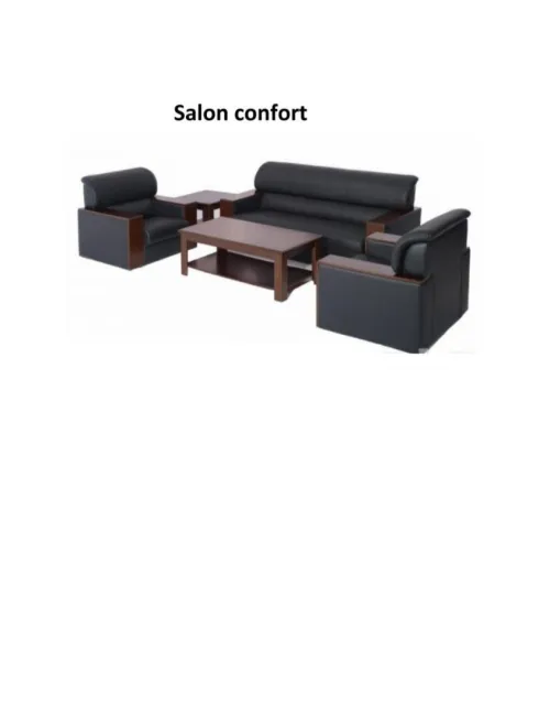 SALON EN SIMILI CUIR OU EN CUIR