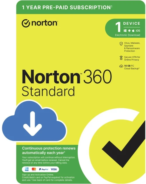 ANTIVIRUS NORTON 360 Standard 1PC