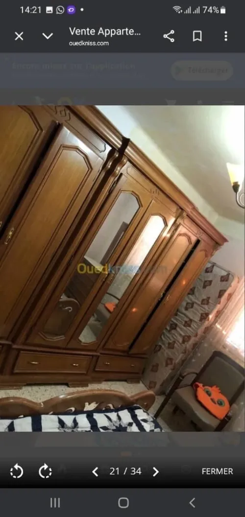 Vente Appartement F2 Alger Saoula