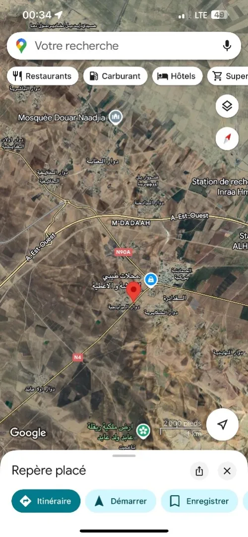 Vente Terrain Relizane El hamadna