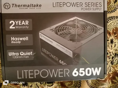 Une alimentation PC Thermaltake Litepower 650W