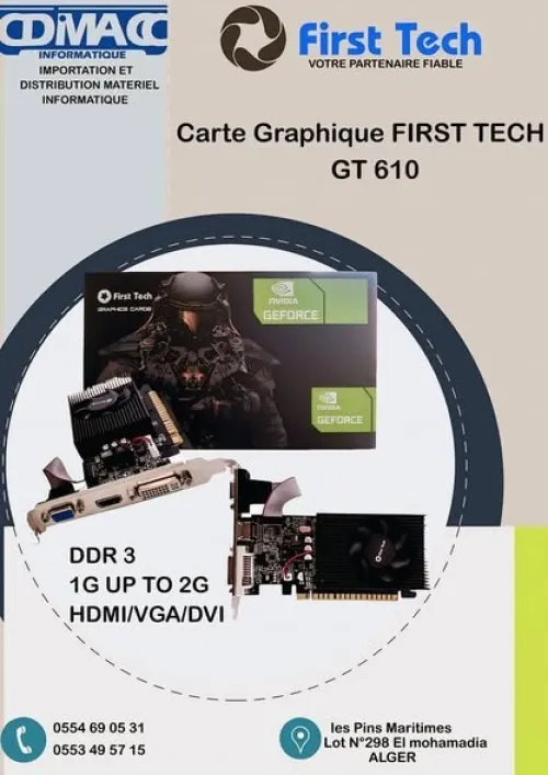 NVIDIA GeForce GT610 2GB Carte Graphique