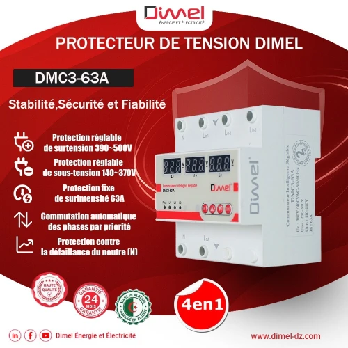 PROTECTEURS DE TENSION 380V DIMEL