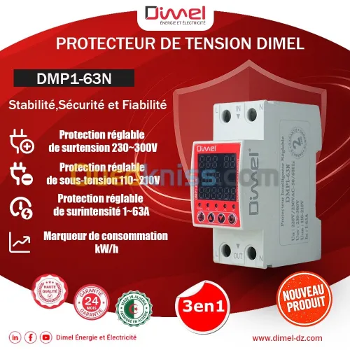 Protecteur de Tension DMP1 63N DIMEL