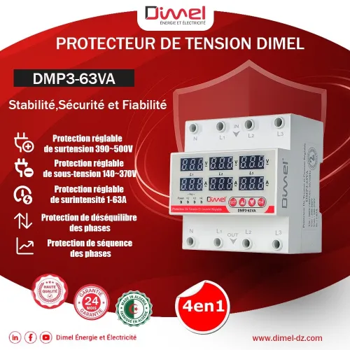 PROTECTEURS DE TENSION 380V DIMEL