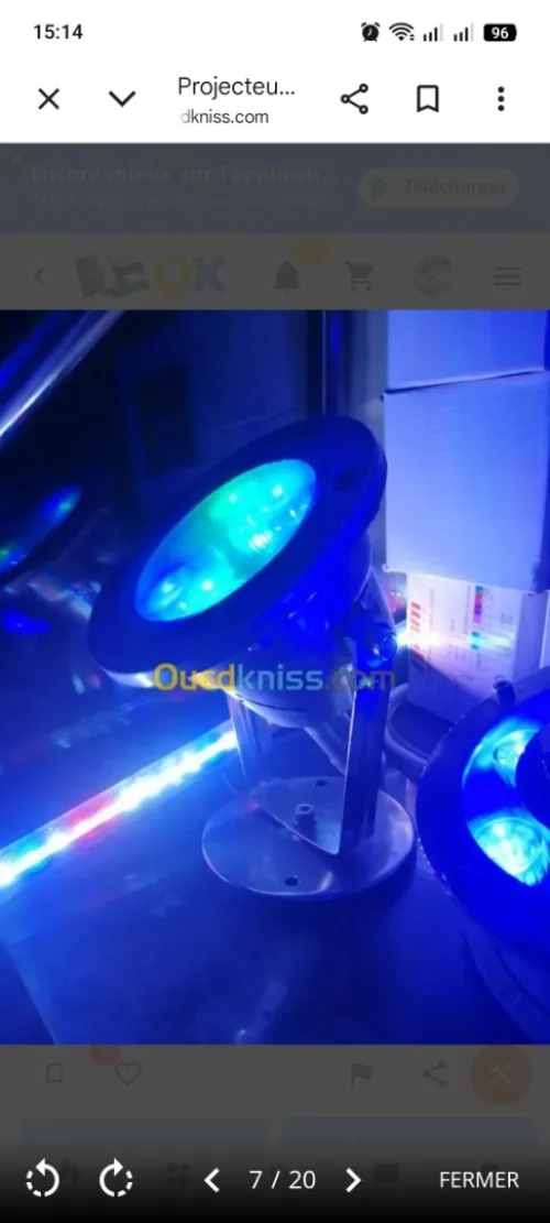 Projecteur spot piscine Fontaine