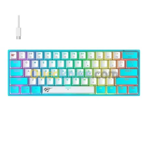 Gaming keyboard HAVIT MECANIQUE HAVIT RGB KB903L BLUE / WHITE