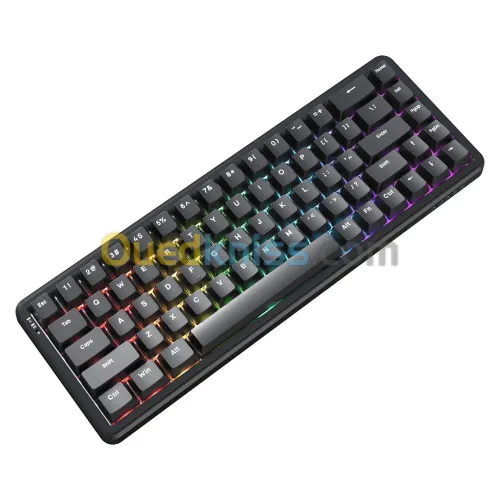 AJAZZ AK680 MAX Type-C wired 1K BLACK Mechanical Keyboard With Magnetic Switch