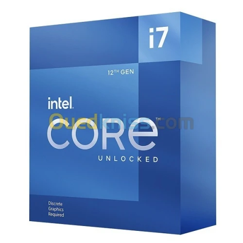 CPU PC intel i7 12700kf (3.6 GHz / 5.0 GHz) 12core 20theads Supporte DDR4 DDR5 Desktop Processeur