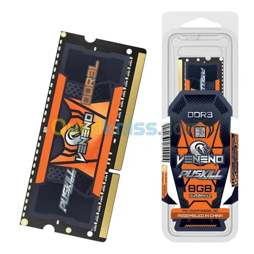 RAM DDR3 8G PUSKILL VENENO 1333MHZ Pc3 LAPTOP