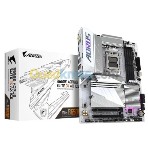 Gigabyte B650E Aorus Elite AX ICE Motherboard ATX Socket AM5