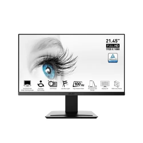 MSI PRO MP223 E2 Professional Monitor 21.45-inch, Full HD VA 100Ms,VGA, HDMI