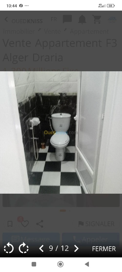 Vente Appartement F3 Alger Draria